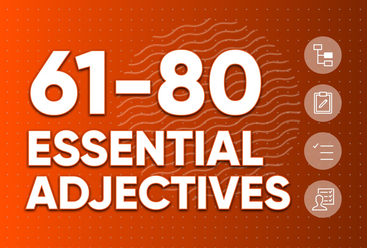 Basic Adjectives 61-80