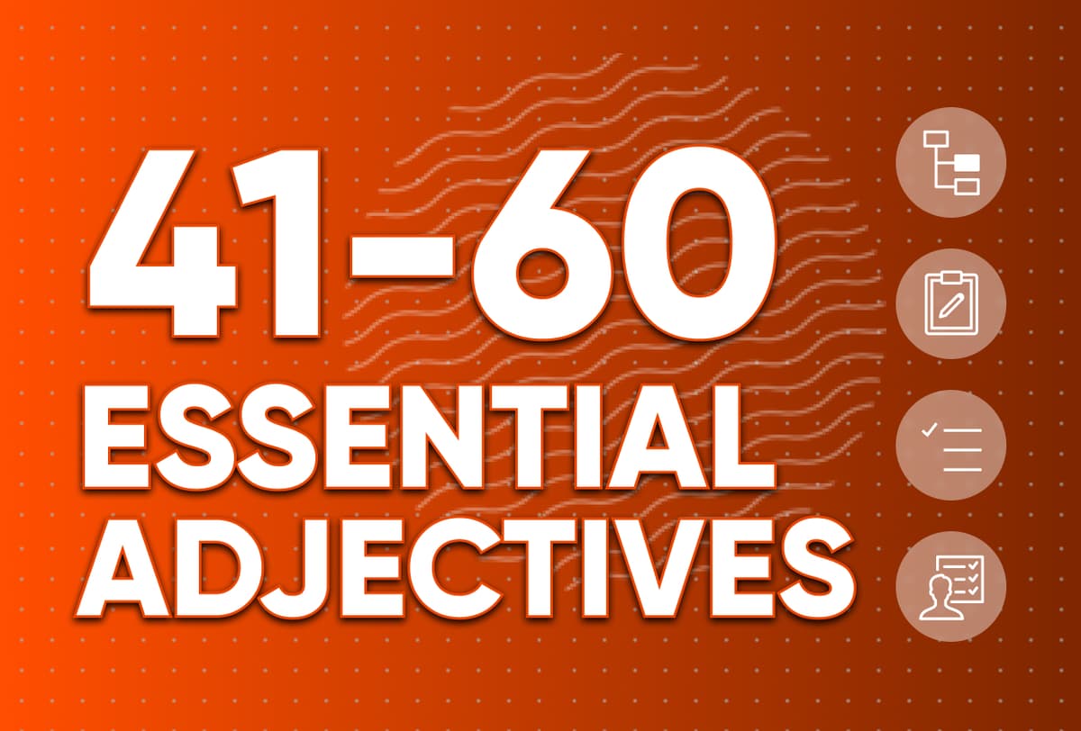 Basic Adjectives 41-60