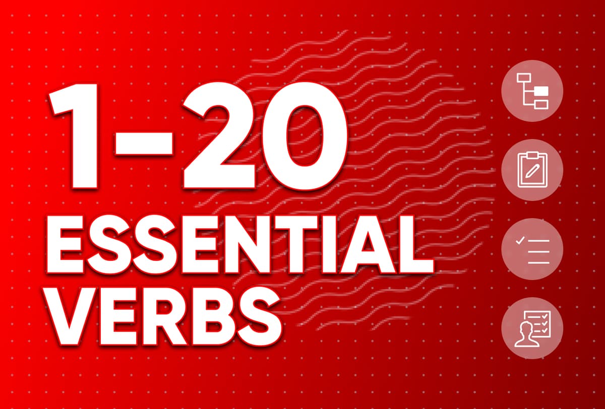 Essential Verbs 1-20